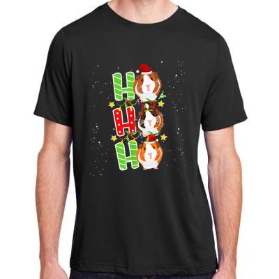 Ho Ho Ho Xmas Cavy Clothes Stuff Gift Christmas Guinea Pig Adult ChromaSoft Performance T-Shirt