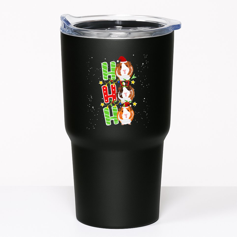 Ho Ho Ho Xmas Cavy Clothes Stuff Gift Christmas Guinea Pig Tumbler