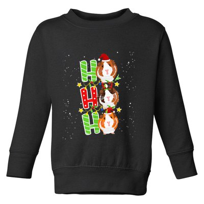Ho Ho Ho Xmas Cavy Clothes Stuff Gift Christmas Guinea Pig Toddler Sweatshirt