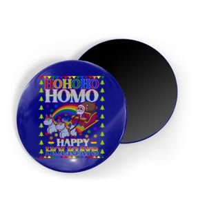 Ho Ho Homo Holihomosexual Lgbt Funny Ugly Christmas Gift Magnet