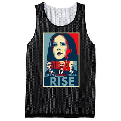 Hope Hate Heal Rise Kamala 2024 For President Campaign Mesh Reversible Basketball Jersey Tank