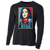 Hope Hate Heal Rise Kamala 2024 For President Campaign Cooling Performance Long Sleeve Crew