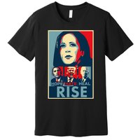 Hope Hate Heal Rise Kamala 2024 For President Campaign Premium T-Shirt