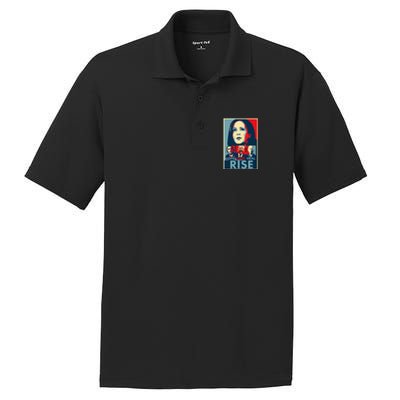 Hope Hate Heal Rise Kamala 2024 For President Campaign PosiCharge RacerMesh Polo