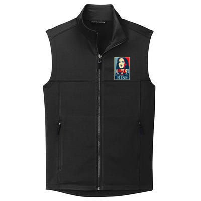 Hope Hate Heal Rise Kamala 2024 For President Campaign Collective Smooth Fleece Vest