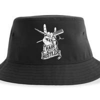 Hair Hustler Hairdresser Hairstylist Haircutter Beautician Sustainable Bucket Hat