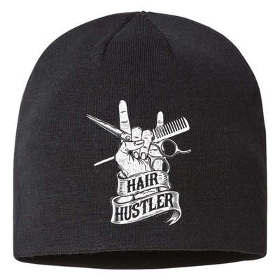 Hair Hustler Hairdresser Hairstylist Haircutter Beautician Sustainable Beanie