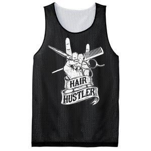 Hair Hustler Hairdresser Hairstylist Haircutter Beautician Mesh Reversible Basketball Jersey Tank