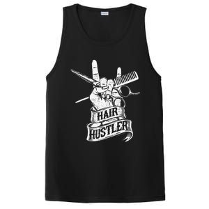 Hair Hustler Hairdresser Hairstylist Haircutter Beautician PosiCharge Competitor Tank