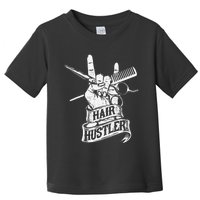 Hair Hustler Hairdresser Hairstylist Haircutter Beautician Toddler T-Shirt