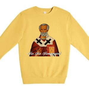 Ho Ho Homoousios! (Real Santa) Funny Gift Premium Crewneck Sweatshirt