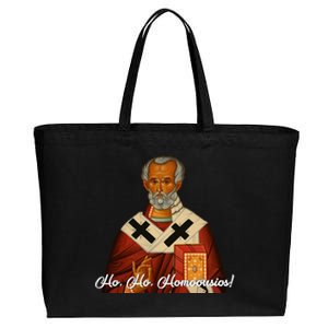 Ho Ho Homoousios! (Real Santa) Funny Gift Cotton Canvas Jumbo Tote