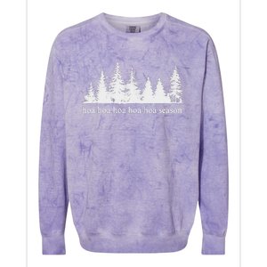 Hoa Hoa Hoa Hoa Hoa Season Christmas Colorblast Crewneck Sweatshirt