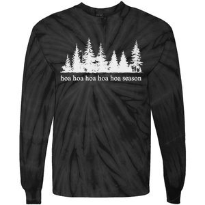 Hoa Hoa Hoa Hoa Hoa Season Christmas Tie-Dye Long Sleeve Shirt