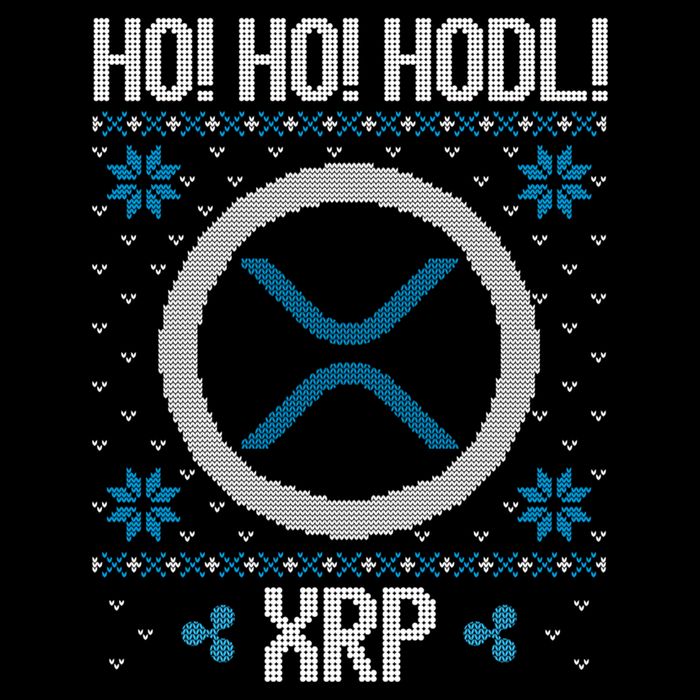 Ho Ho Hodl Xrp Fun Xrp Ripple Cryptocurrency Gear Gift Cooling Performance Crew T-Shirt