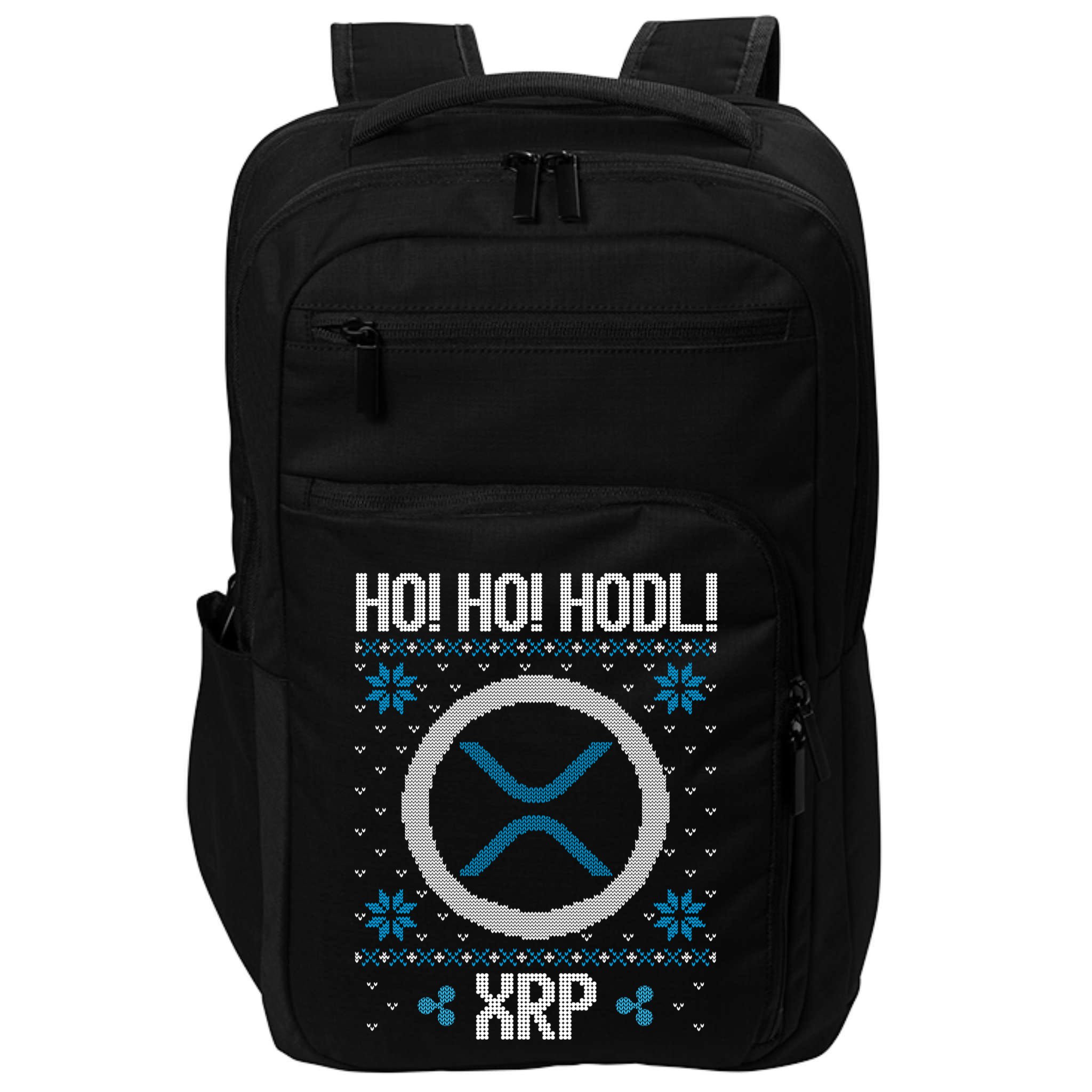 Ho Ho Hodl Xrp Fun Xrp Ripple Cryptocurrency Gear Gift Impact Tech Backpack