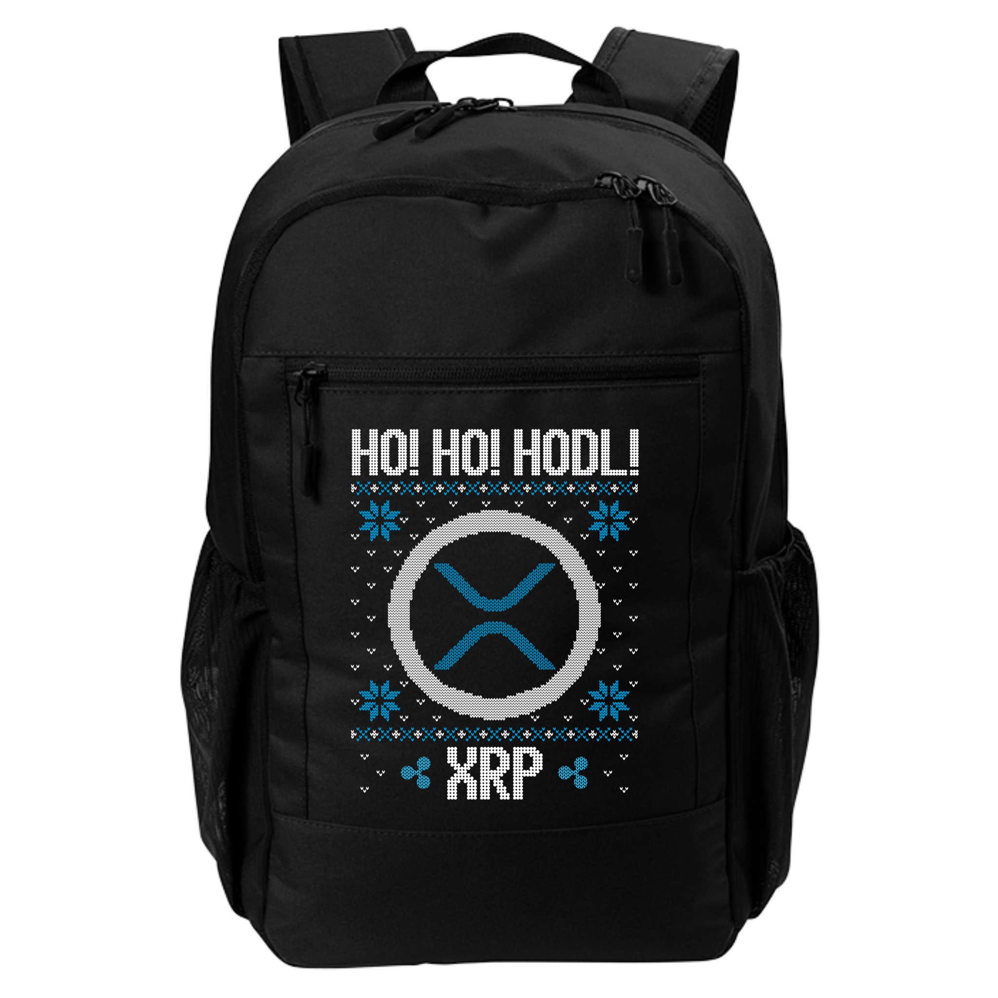 Ho Ho Hodl Xrp Fun Xrp Ripple Cryptocurrency Gear Gift Backpack