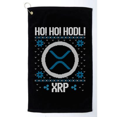 Ho Ho Hodl Xrp Fun Xrp Ripple Cryptocurrency Gear Gift Golf Towel