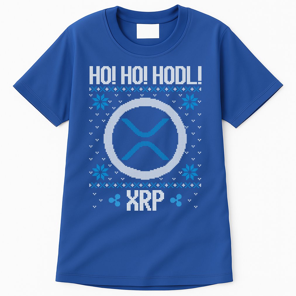 Ho Ho Hodl Xrp Fun Xrp Ripple Cryptocurrency Gear Gift Tall T-Shirt
