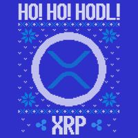 Ho Ho Hodl Xrp Fun Xrp Ripple Cryptocurrency Gear Gift Button