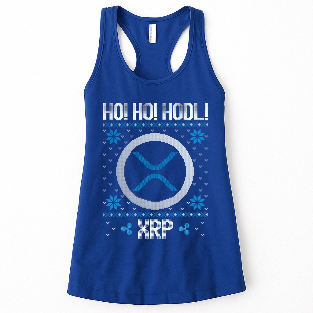 Ho Ho Hodl Xrp Fun Xrp Ripple Cryptocurrency Gear Gift Womens Tank Top