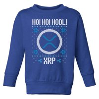 Ho Ho Hodl Xrp Fun Xrp Ripple Cryptocurrency Gear Gift Toddler Sweatshirt