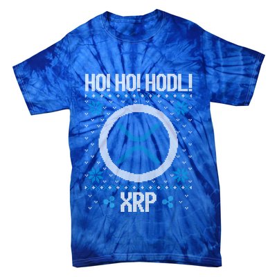 Ho Ho Hodl Xrp Fun Xrp Ripple Cryptocurrency Gear Gift Tie-Dye T-Shirt