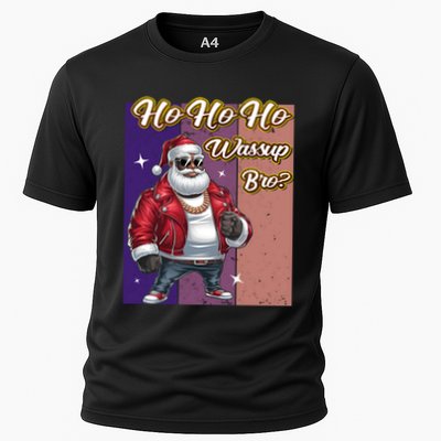 Ho Ho Ho Wassup Bro Ugly Christmas Funny Gift Performance Shirt