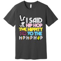 Hip Hop Hippity Easter Bunny Funny Women Premium T-Shirt