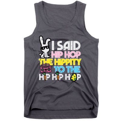 Hip Hop Hippity Easter Bunny Funny Women Tank Top