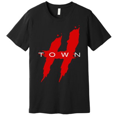 Houston  Htown Hustle Town The H Houston Texas Premium T-Shirt