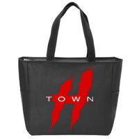 Houston  Htown Hustle Town The H Houston Texas Zip Tote Bag