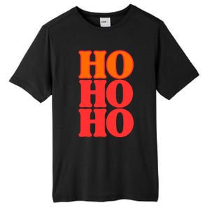 Ho Ho Ho Gift Tall Fusion ChromaSoft Performance T-Shirt