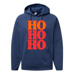 Ho Ho Ho Gift Performance Fleece Hoodie