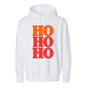 Ho Ho Ho Gift Garment-Dyed Fleece Hoodie