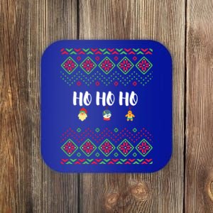 Ho Ho Ho Ugly Santa Christmas Meaningful Gift Xmas Gungerbread Cute Gift Coaster