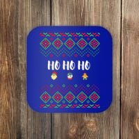 Ho Ho Ho Ugly Santa Christmas Meaningful Gift Xmas Gungerbread Cute Gift Coaster