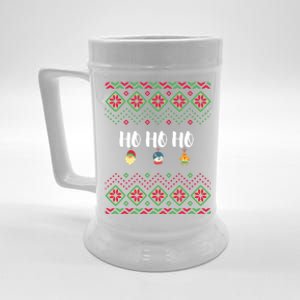 Ho Ho Ho Ugly Santa Christmas Meaningful Gift Xmas Gungerbread Cute Gift Beer Stein