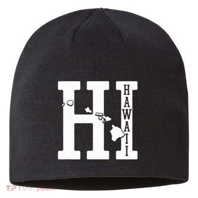 Hawaii Hi Hawaiian Islands Souvenir Gift Sustainable Beanie