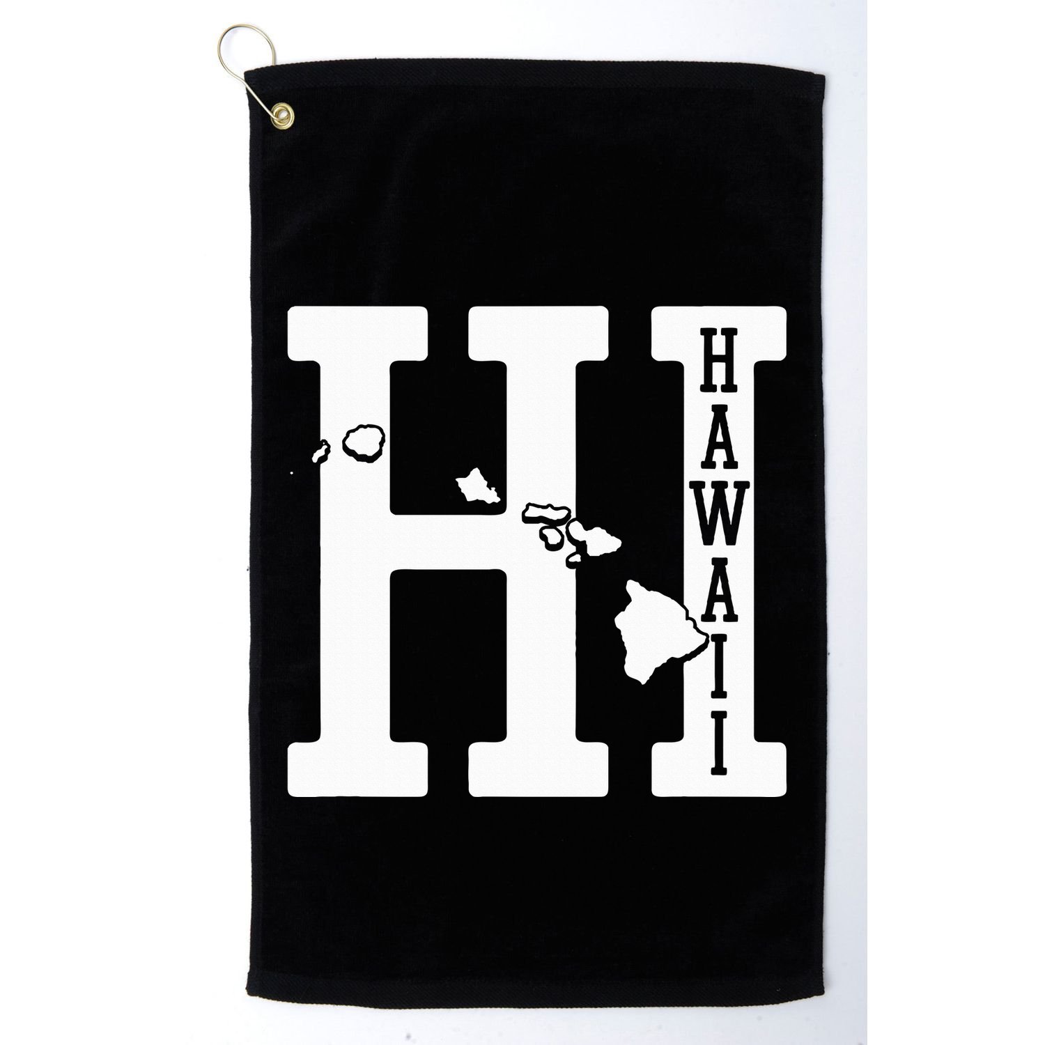 Hawaii Hi Hawaiian Islands Souvenir Gift Golf Towel