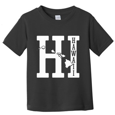 Hawaii Hi Hawaiian Islands Souvenir Gift Toddler T-Shirt