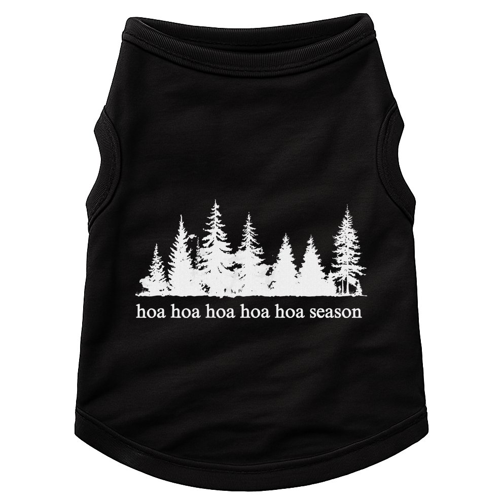 Hoa Hoa Hoa Hoa Hoa Cozy Season Twilight Lover Pine Forest Doggie Tank