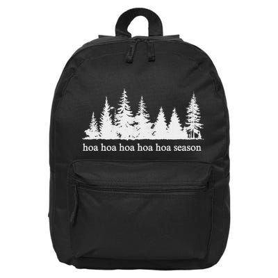 Hoa Hoa Hoa Hoa Hoa Cozy Season Twilight Lover Pine Forest 16 in Basic Backpack