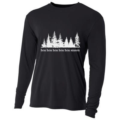 Hoa Hoa Hoa Hoa Hoa Cozy Season Twilight Lover Pine Forest Cooling Performance Long Sleeve Crew
