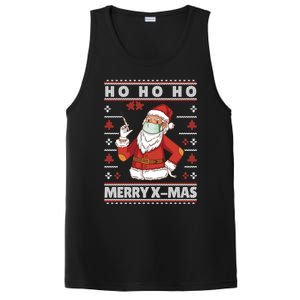 Ho Ho Ho Ugly Xmas Outfit With Doctor Santa Cool Gift PosiCharge Competitor Tank