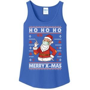 Ho Ho Ho Ugly Xmas Outfit With Doctor Santa Cool Gift Ladies Essential Tank