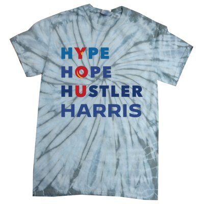 Hype Hope Hustler Harris Kamala 2024 Tie-Dye T-Shirt