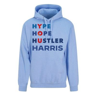 Hype Hope Hustler Harris Kamala 2024 Unisex Surf Hoodie