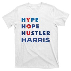 Hype Hope Hustler Harris Kamala 2024 T-Shirt