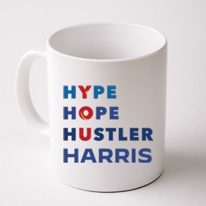 Hype Hope Hustler Harris Kamala 2024 Coffee Mug